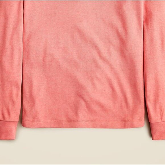 J. Crew BS309 Long-sleeve performance Pink polo shirt COOLMAX® technology - Picture 8 of 15